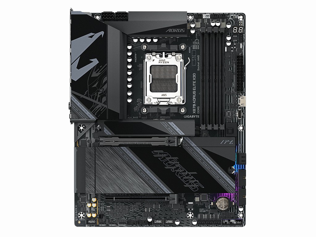 GIGABYTE、X3DシリーズCPUの性能を引き上げるAMD X870搭載マザーボード「X870 AORUS ELITE X3D」