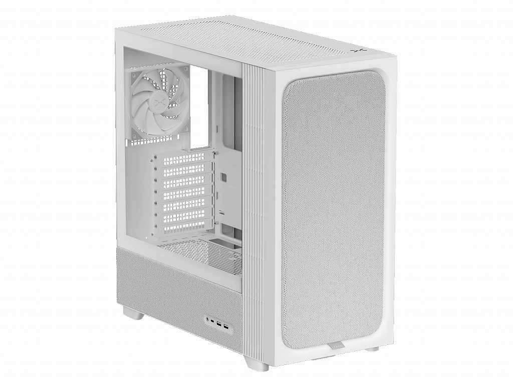 TRYX、エアフロー方向を調整できるフロントファン搭載のファブリックPCケース「FLOVA F50」