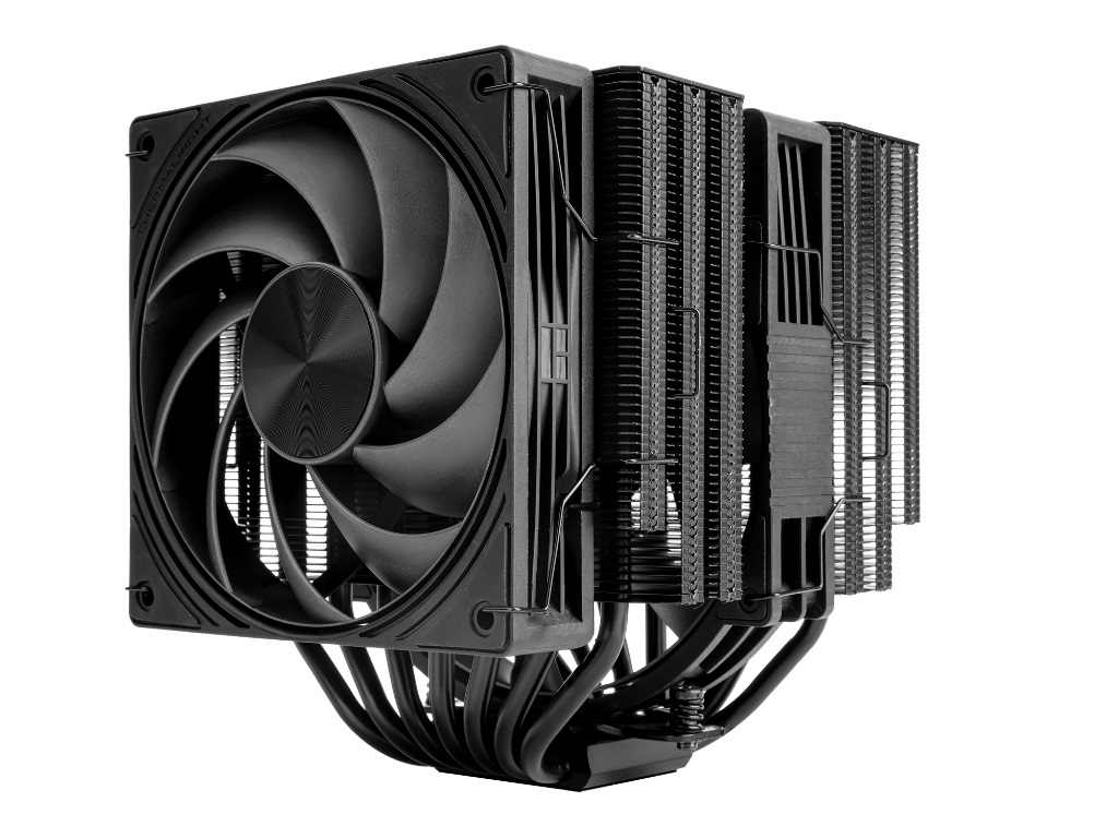 120mm+140mmファン搭載のツインタワー型サイドフロー、Thermalright「Frost Tower 140」