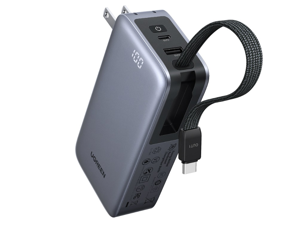 最大65Wの急速充電器にもなる”1台2役”のモバイルバッテリー