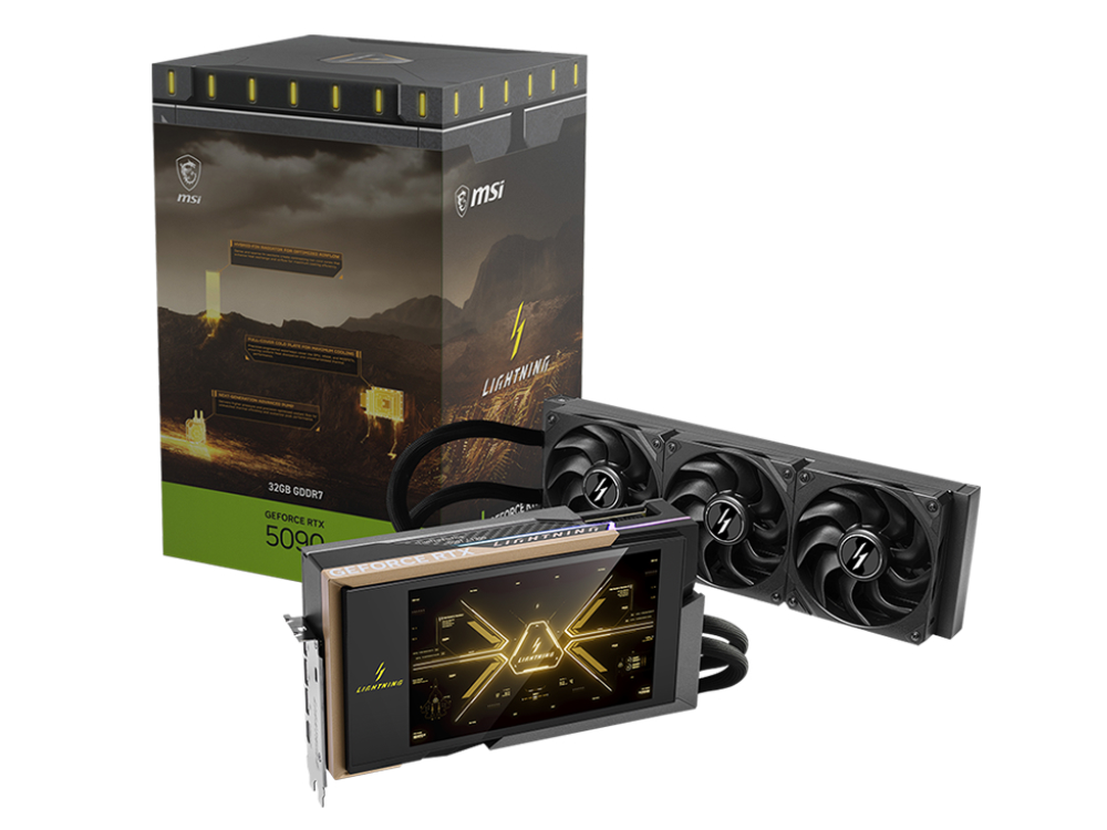 約95万円の最上位グラフィックスカード、MSI「GeForce RTX 5090 32G LIGHTNING Z」国内発売決定