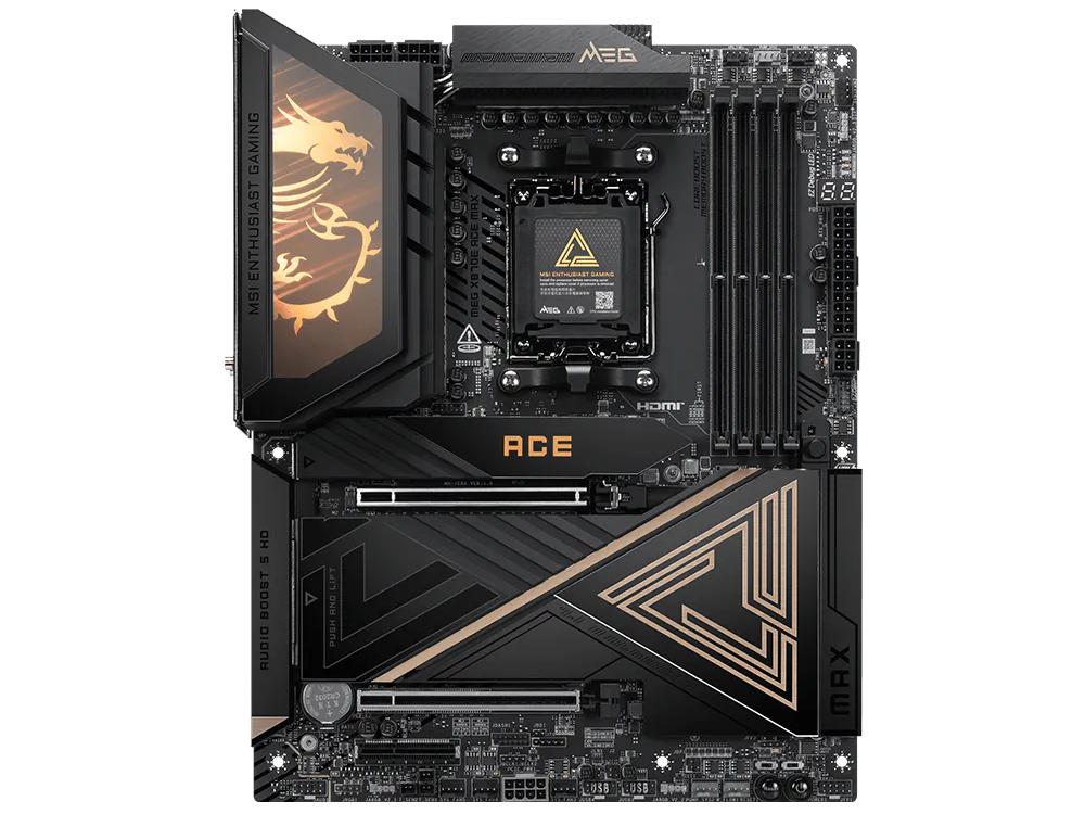 10G LANやOC ENGINE搭載のハイエンドマザーボード、MSI「MEG X870E ACE MAX」など計3モデル