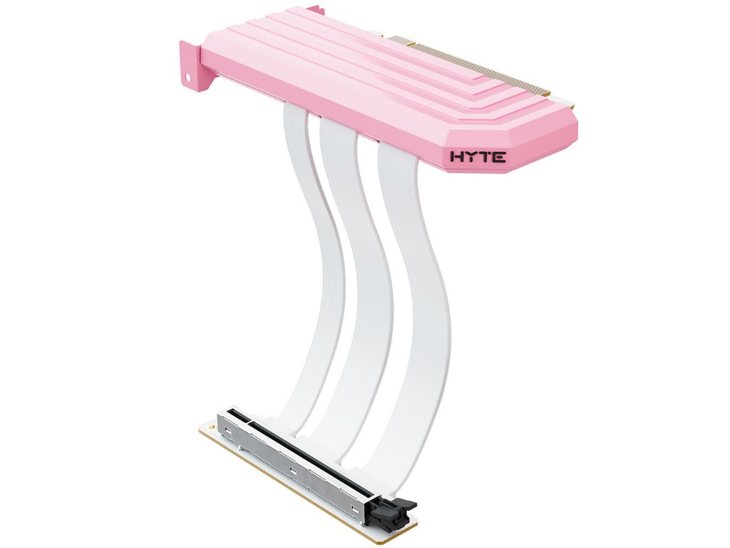HYTEのPCI Express 5.0ライザーケーブルに新色「Strawberry Milk」追加