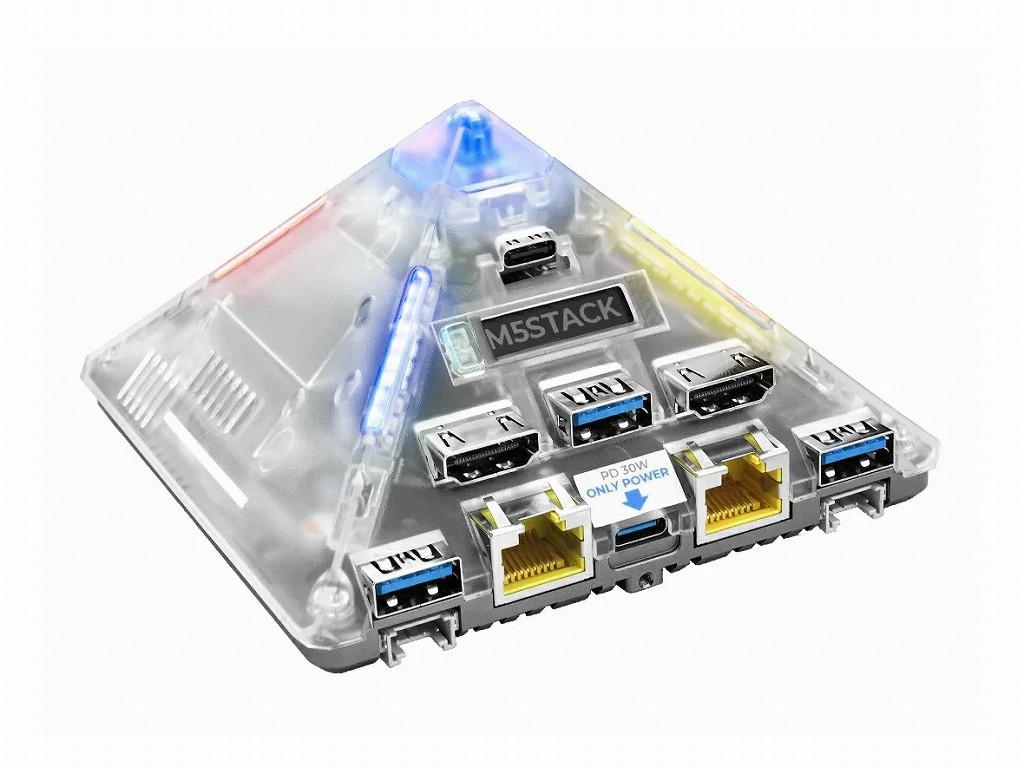 M5Stack、24TOPSのNPUを搭載したピラミッド型エッジAI PC「AI Pyramid」