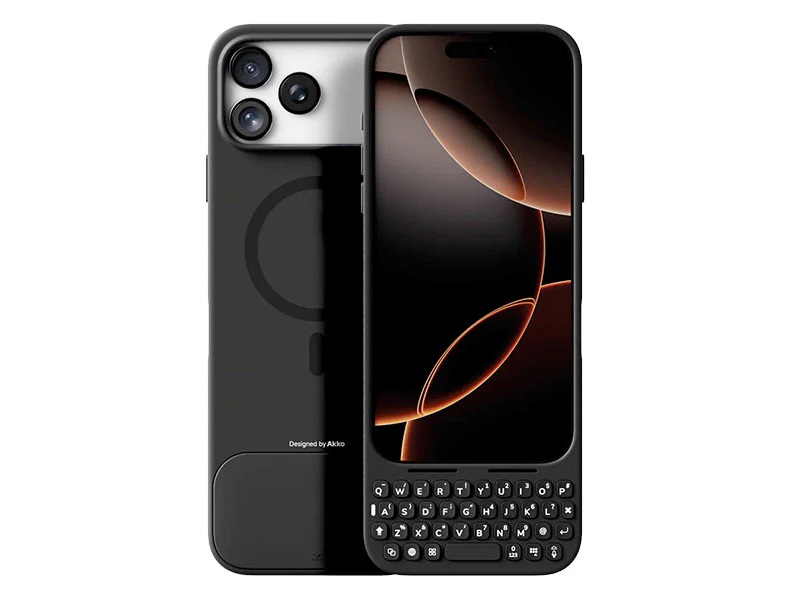 iPhone 17 Pro MaxをBlackBerryっぽく変身させる物理キーボード搭載ケース「MetaKey」
