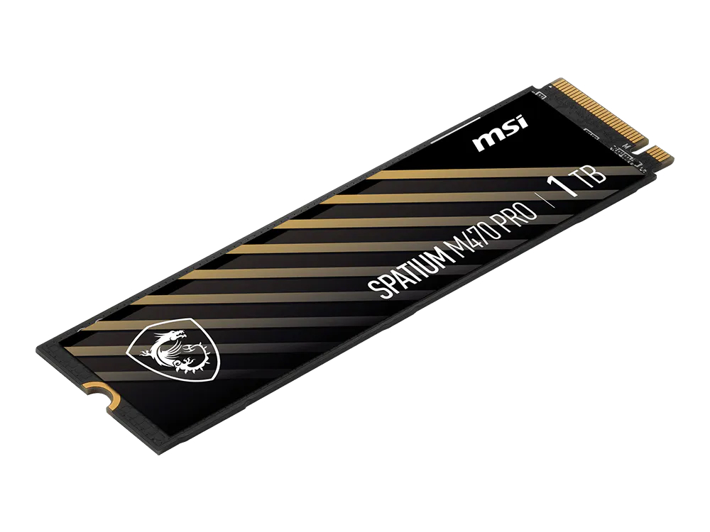 最大読込6,000MB/sのPCIe 4.0 SSD、MSI「SPATIUM M470 PRO 1TB」発売開始