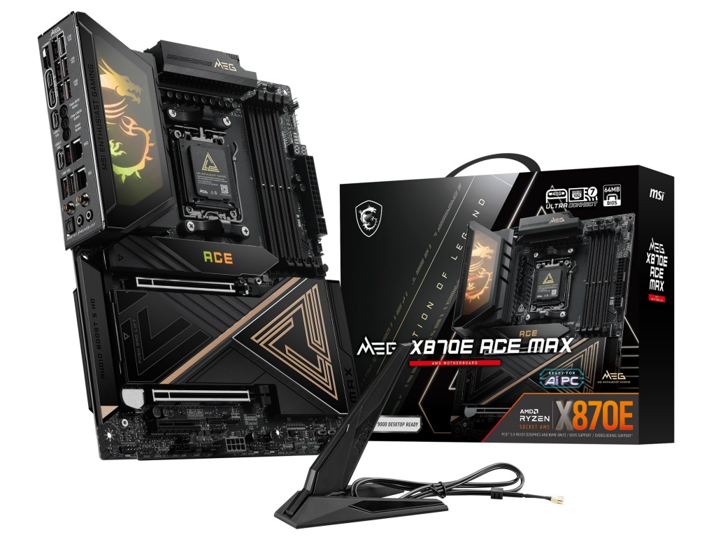 110A SPSによる21フェーズ電源と10GbE/USB4をATXに凝縮。MSI「MEG X870E ACE MAX」検証