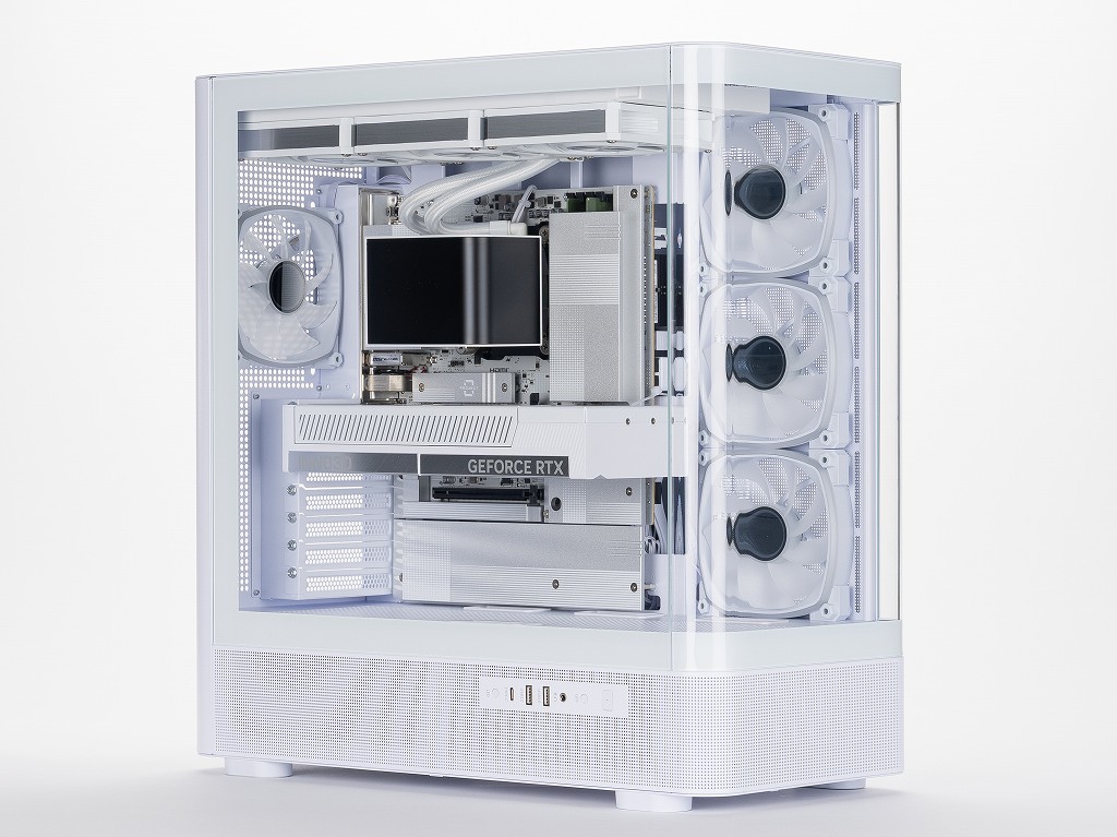 極まったケーブル隠しと曲面OLED水冷！最新トレンドを美しくカタチにしたPC、ストーム「流界2」検証