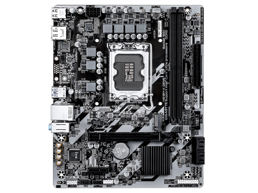 DDR5とPCIe 5.0対応で約1.4万円のMicroATXマザーボード、GIGABYTE「H810M K GEN5」