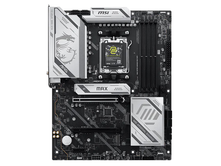 OC Engineと64MB BIOS搭載のゲーミングマザーボード、MSI「MAG X870E GAMING MAX WIFI」