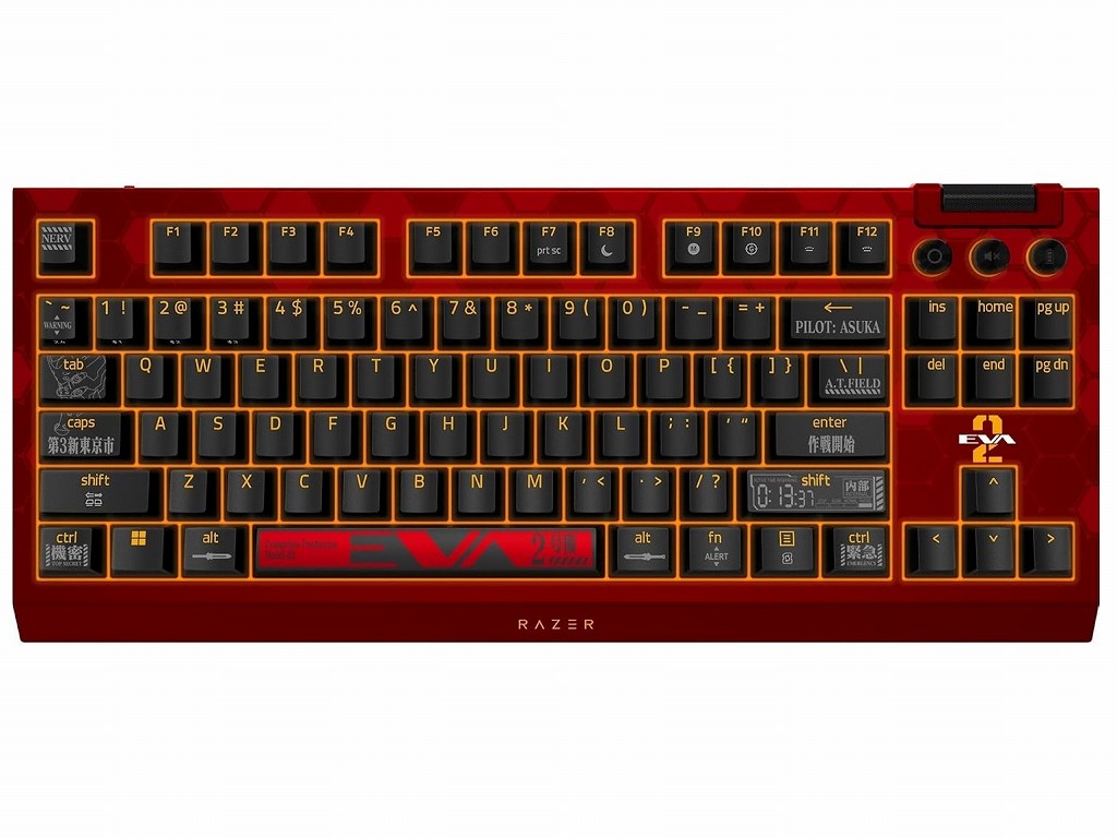 Razer、エヴァ2号機デザインのコラボデバイス「Razer | EVANGELION EVA-02 Collection」3月26日発売