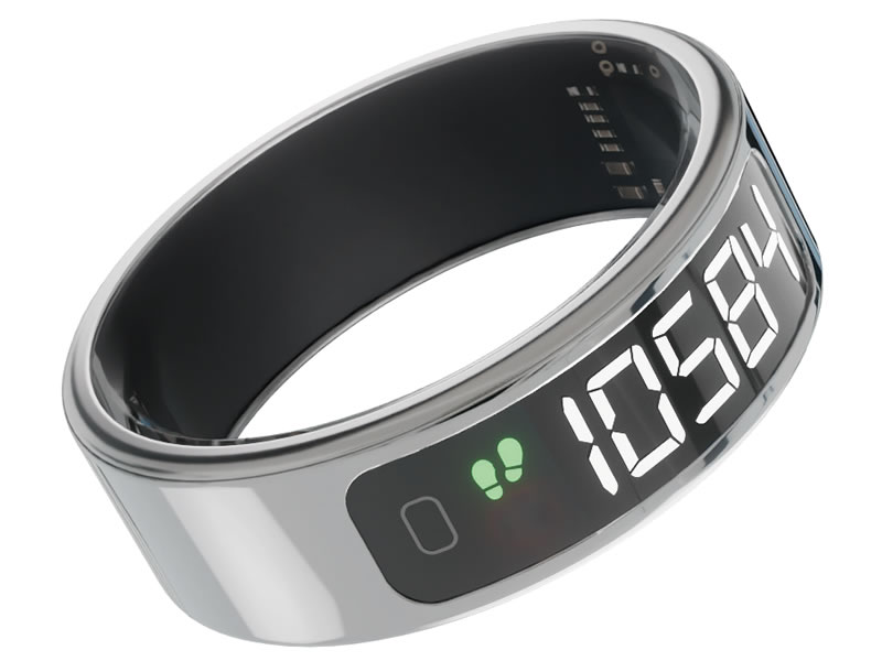 指輪にLCDを搭載した実売1万円前後のスマートリングがエアリアから発売