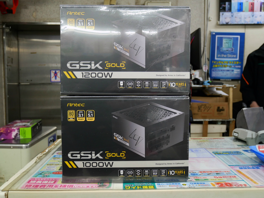 (アキバ取材班) 1,200Wで奥行き140mmのATX 3.1対応GOLD電源がAntecから登場