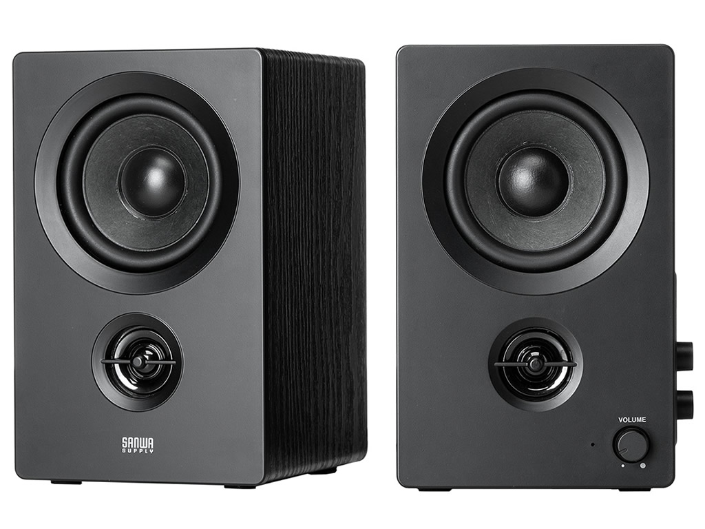 温かみのある木製で最大50W。Bluetooth＆有線両対応の2.WAYスピーカー