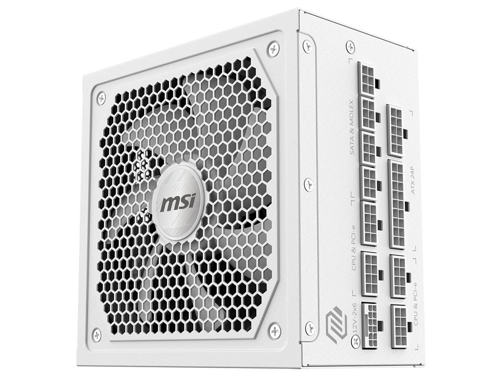 MSI、ホワイトPC構築に最適なATX 3.1対応の1,000W電源「MAG A1000GL PCIE5 WHITE」発売