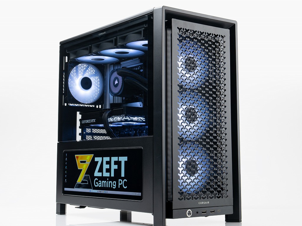 大型サブディスプレイが合体！最大級の“魅せ装備”を融合させたゲーミングPC、パソコンショップSEVEN「ZEFT Z59AX」