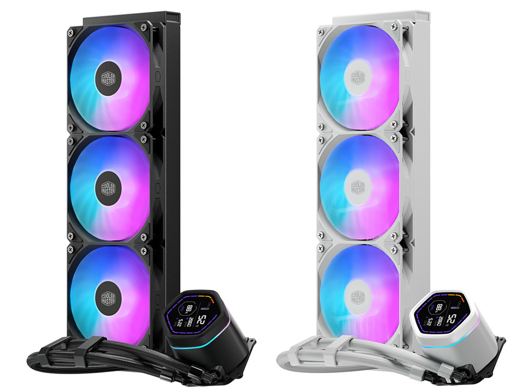 デュアルチャンバーポンプ採用のAIO水冷、Cooler Maste「ML Core Nex Digital」