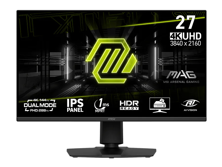 4K/144HzとフルHD/288Hz対応で5万円切り。MSIのゲーミング液晶「MAG 275UPD E14」19日発売