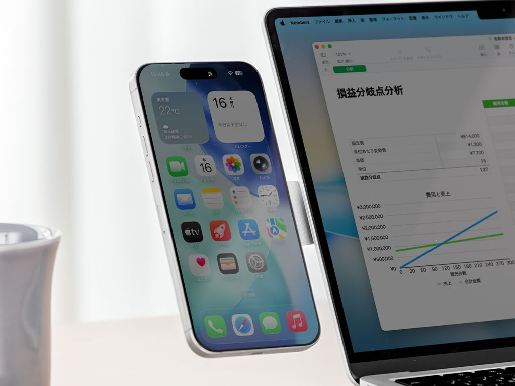 MagSafeでスマホをサブ画面化。サンワダイレクトから薄型スマホホルダー発売