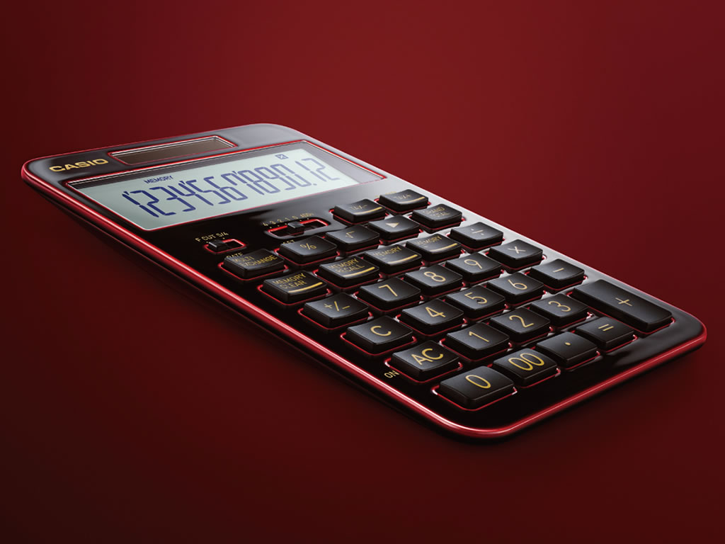 カシオ、越前漆器仕上げの電卓「S100X-JC1-U」発売。世界限定650台