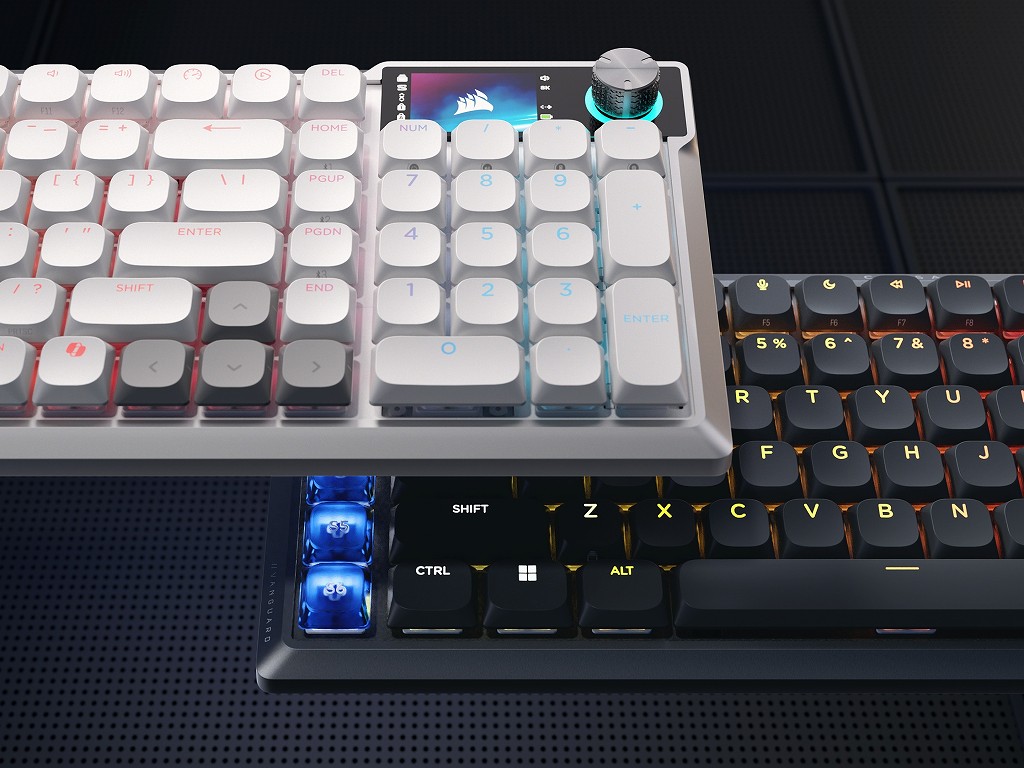 CORSAIR、ガスケットマウント採用のロープロメカニカル「VANGUARD AIR 99 WIRELESS」