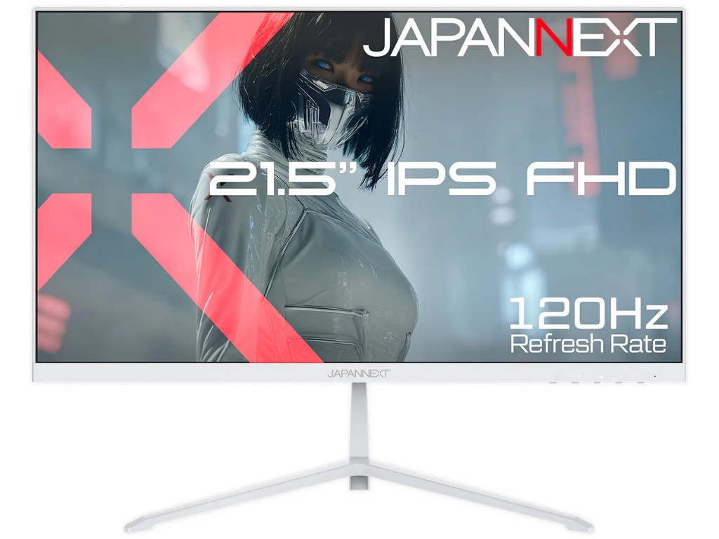 税込14,980円の120Hz対応ホワイト液晶など、JAPANNEXTから計4機種が発売