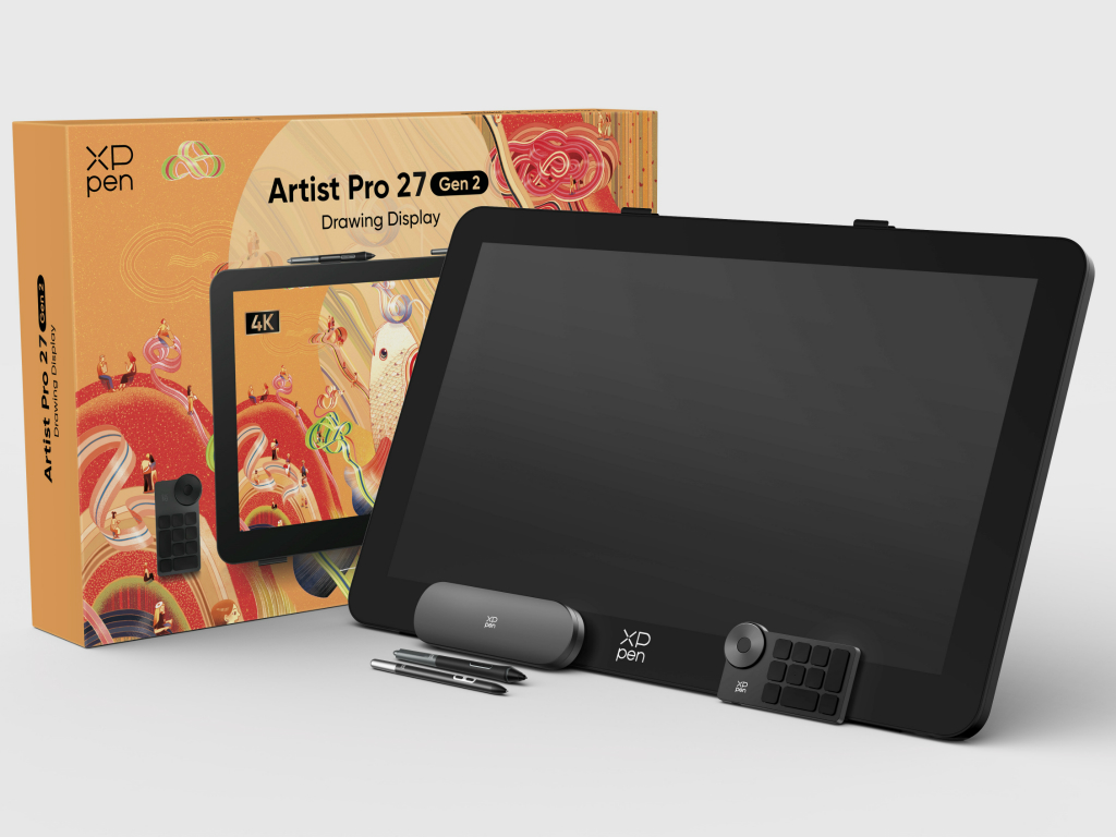 Calman認証済み120Hz対応27型4K液晶ペンタブレット、XPPen「Artist Pro 27 (Gen2)」発売