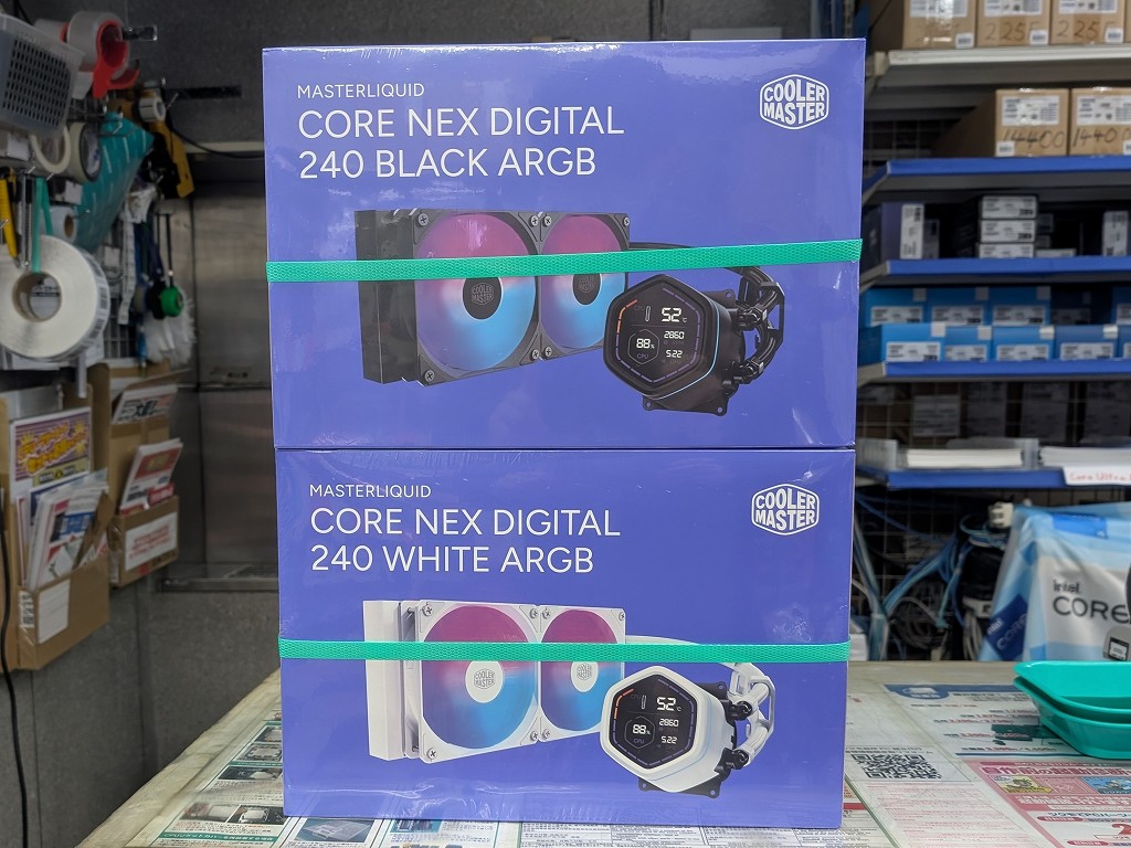(アキバ取材班) 改良型ポンプ＆デジタルパネル搭載AIO水冷「ML Core Nex Digital」がCooler Masterから