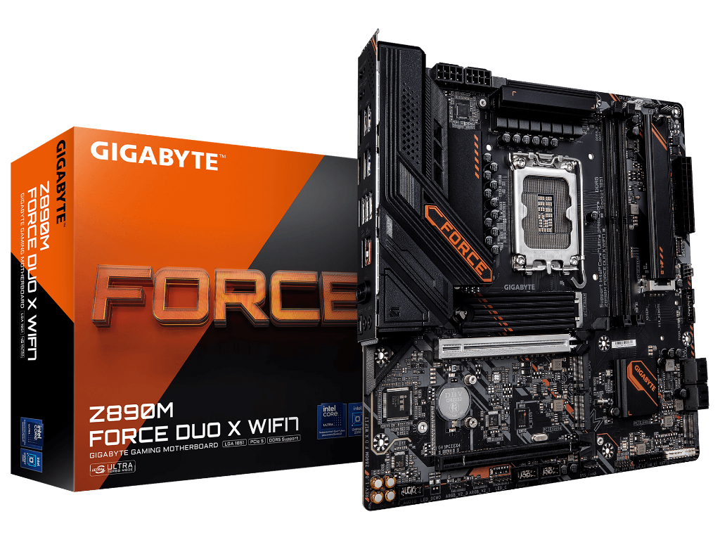 CQ-DIMMとD5 DUO X対応MicroATXマザーボード、GIGABYTE「Z890M FORCE DUO X WIFI7」27日発売