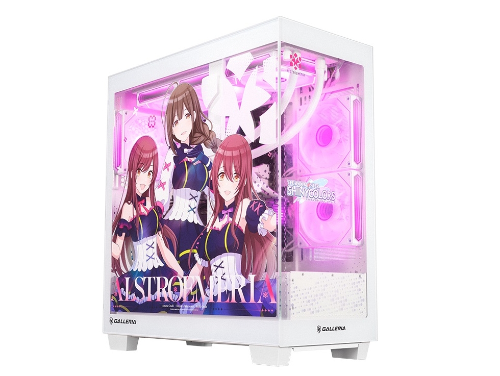 GALLERIA、シャニマスコラボ第2弾の「アルストロメリア」コラボモデルPCを受注開始
