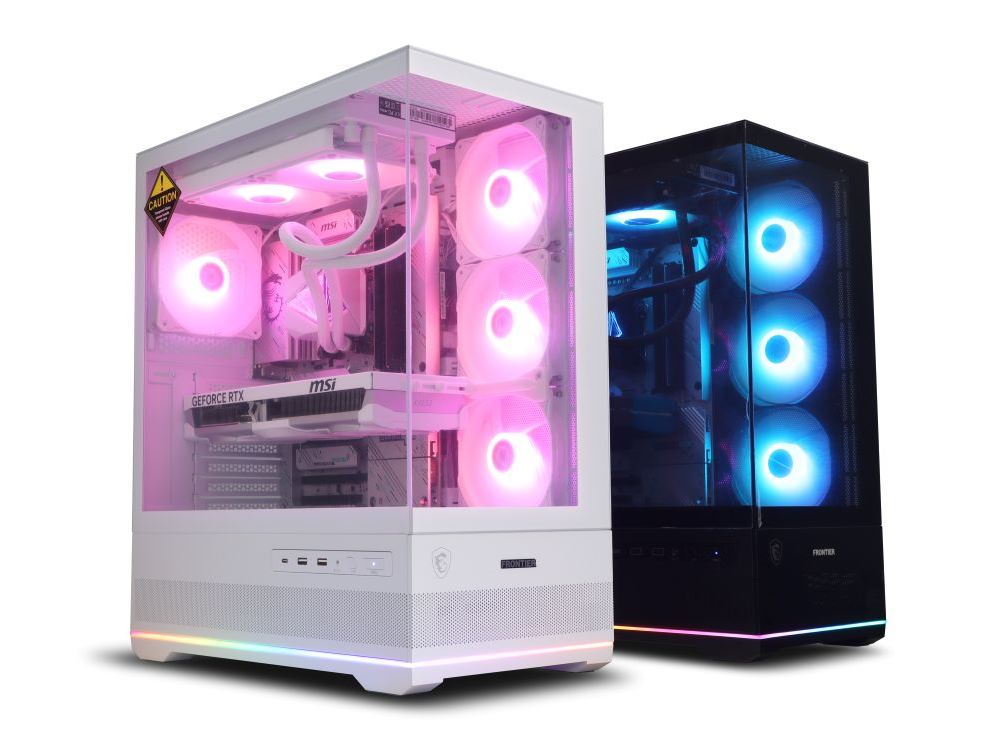 FRONTIER、背面コネクタマザーボード採用のMSIコラボピラーレスPC「MFP」シリーズ