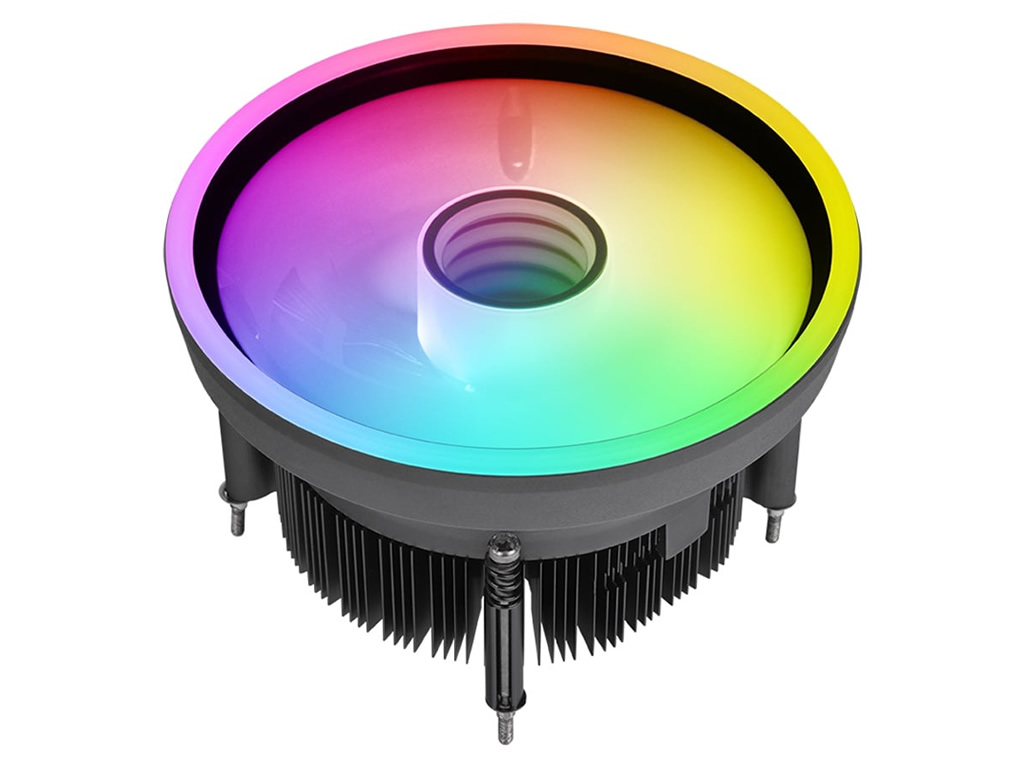 Thermaltake、インフィニティミラーデザイン採用のトップフロー型CPUクーラー新作