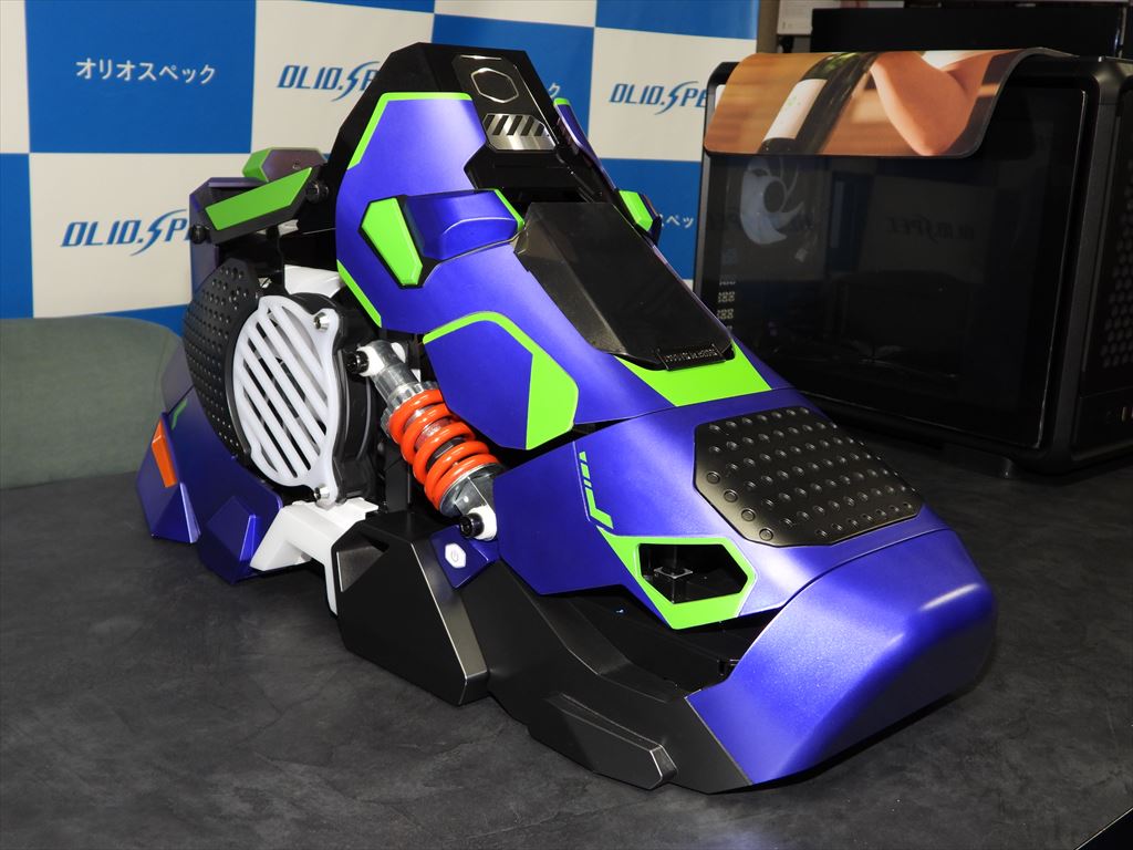 (アキバ取材班) 塗装職人による一点モノのエ○ァ風PCケースがオリオスペックで販売中