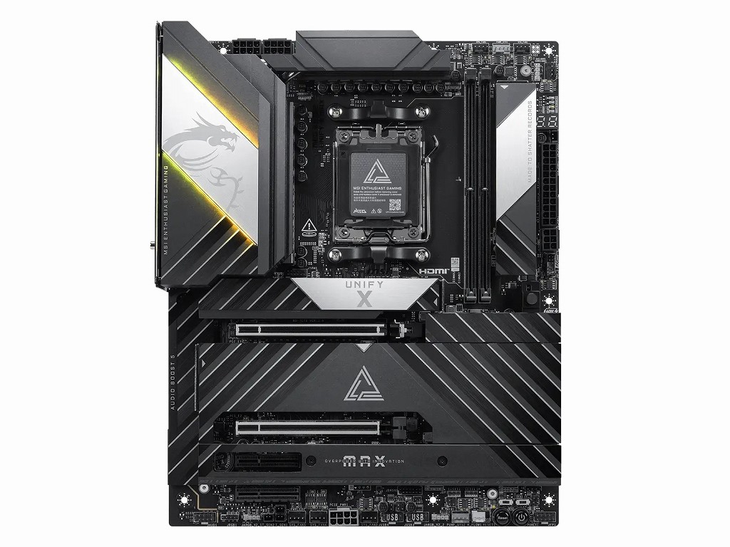 MSI、Ryzen 9 9950X3D2のポテンシャルを引き出すOC向けマザー「MEG X870E UNIFY-X MAX」