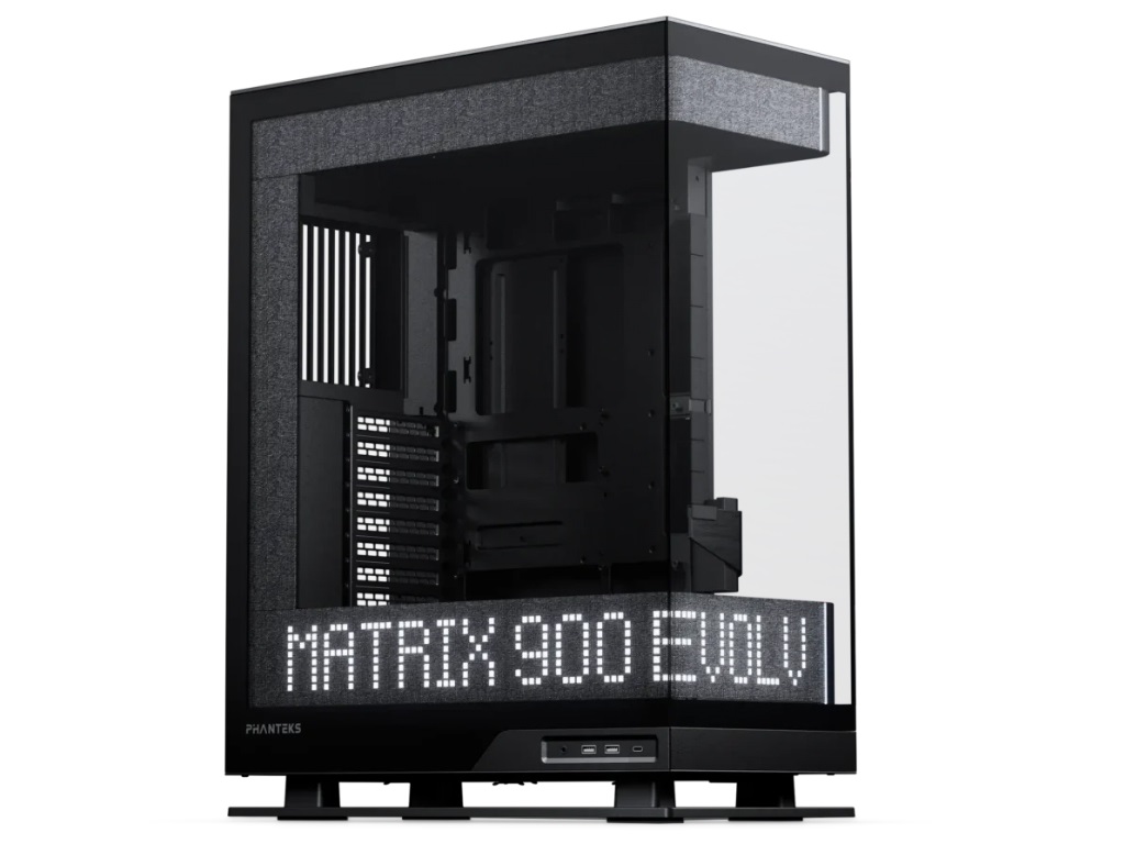 Phanteks、900灯のLEDマトリックスディスプレイを備えたミドルタワー「Evolv X2 Matrix」