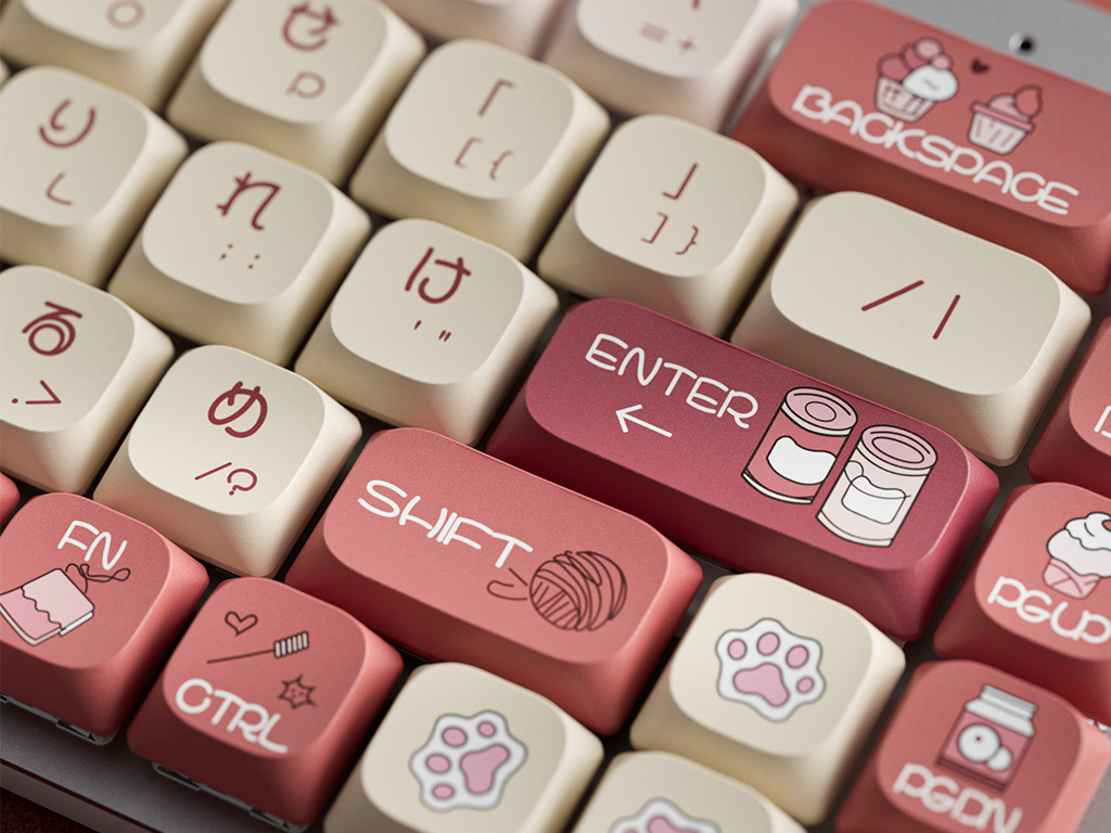 わずか435gの薄型軽量設計。Syntech、3種の癒やしデザインを採用するロープロ赤軸メカニカルキーボード