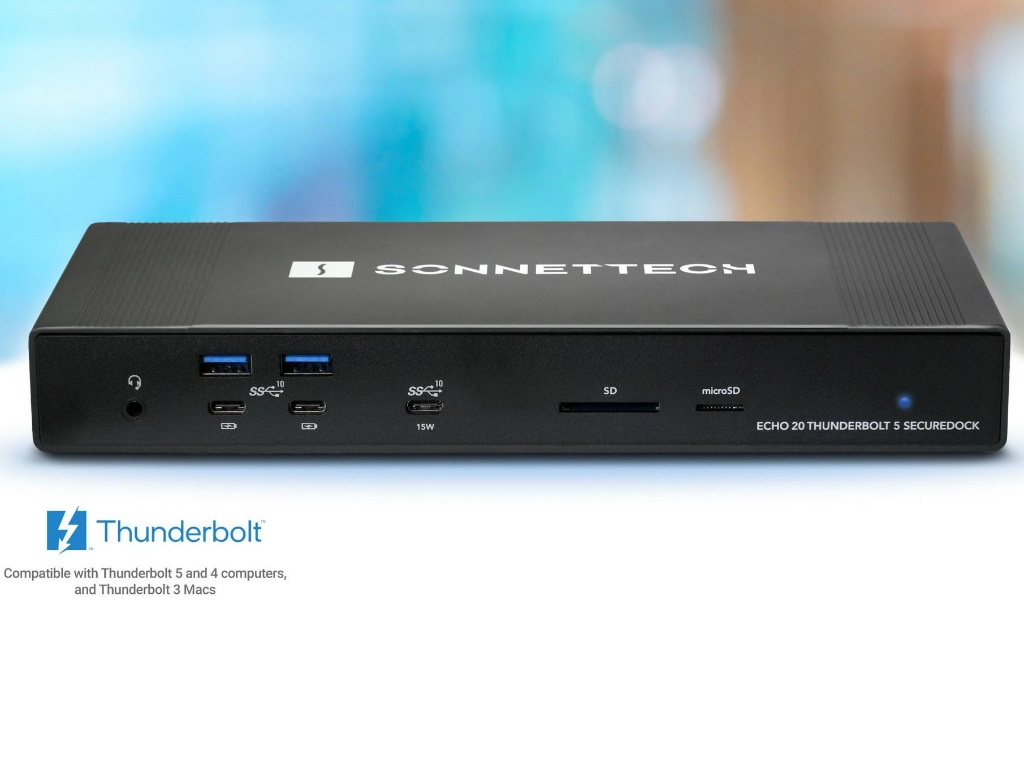 Sonnet、10GbEや最大140Wの給電に対応するThunderbolt 5ドック計2機種発売