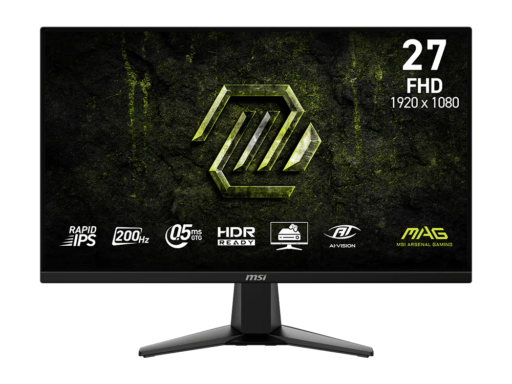 0.5msのRapid IPSパネル採用27型ゲーミング液晶、MSI「MAG 275F E20」